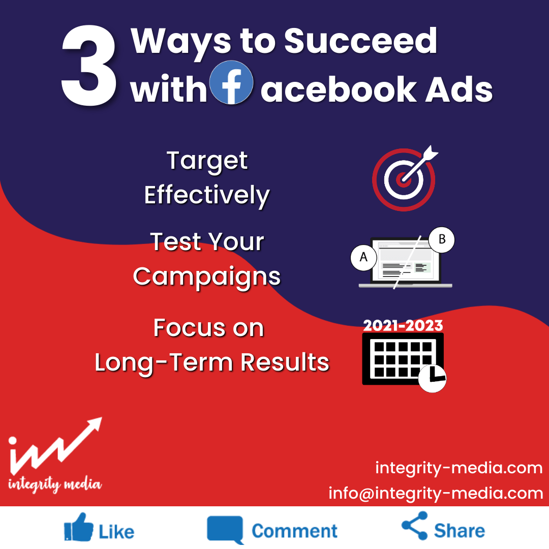 3 Ways to Succeed with Facebook Ads